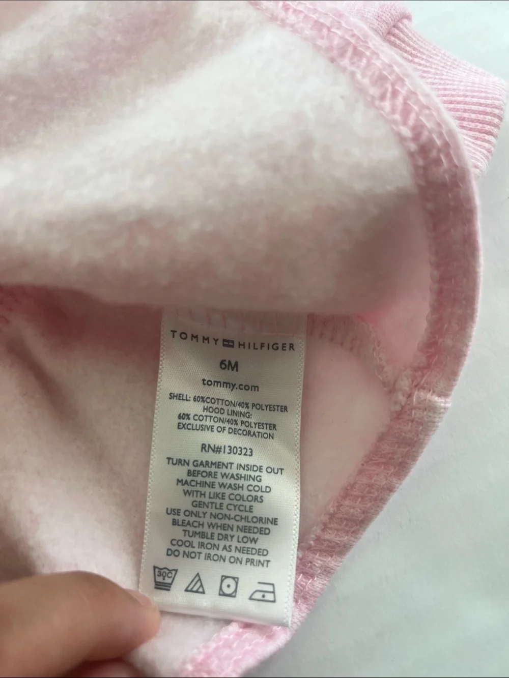 Tommy Hilfiger Pink Hooded Peplum Zip Sweatshirt